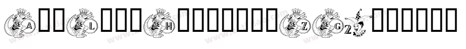 AezLacyHearts-mZG2字体转换