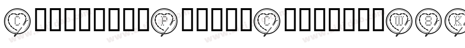 ChequeredPencilCrayons-W8K4字体转换