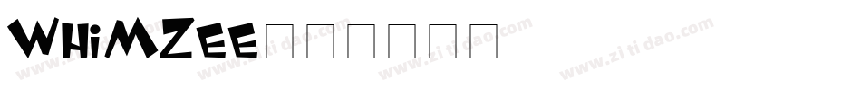 whimzee字体转换