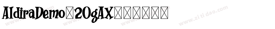 AldiraDemo-2OgAX字体转换