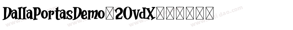 DallaPortasDemo-2OvdX字体转换