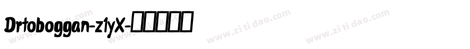 Drtoboggan-z1yX字体转换