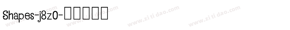 Shapes-j8z0字体转换 Shapes-j8z0字体转换
