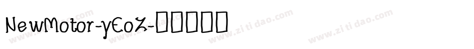 NewMotor-yEoZ字体转换