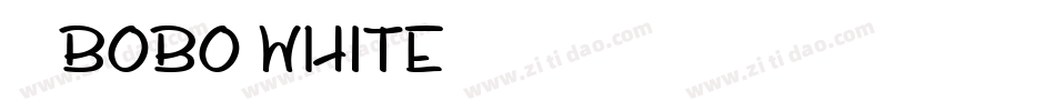 17-bobo_white字体转换