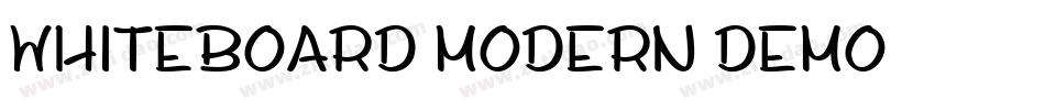 Whiteboard-Modern-Demo字体转换