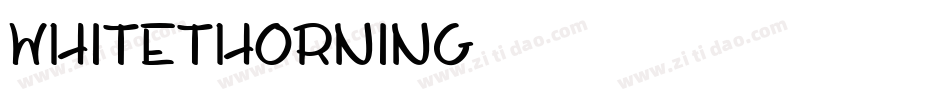 Whitethorning字体转换