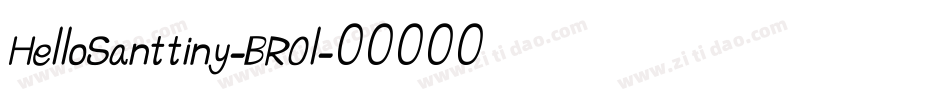 HelloSanttiny-BR0l字体转换