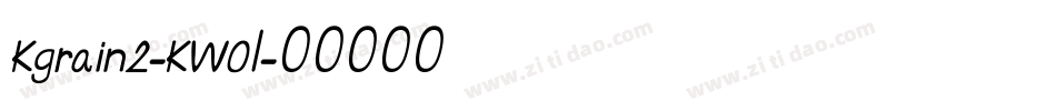 Kgrain2-KW0l字体转换 Kgrain2-KW0l字体转换
