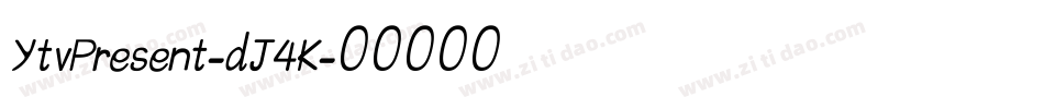 YtvPresent-dJ4K字体转换