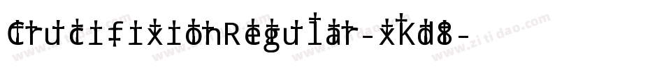 CrucifixionRegular-xKd8字体转换