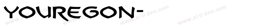 youregon字体转换