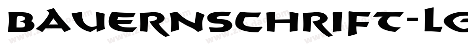 Bauernschrift-lg5y字体转换