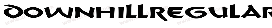 DownHillRegular-9YX5y字体转换