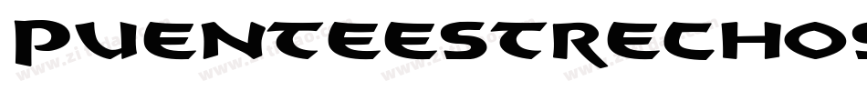 PuenteEstrechoSt-w5Y8字体转换