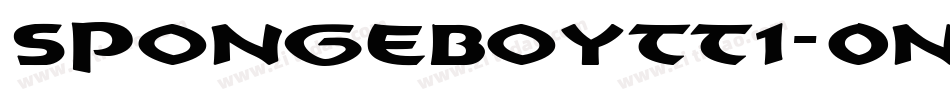 Spongeboytt1-0n1v字体转换
