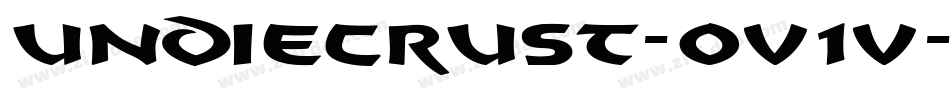 Undiecrust-0v1v字体转换 Undiecrust-0v1v字体转换