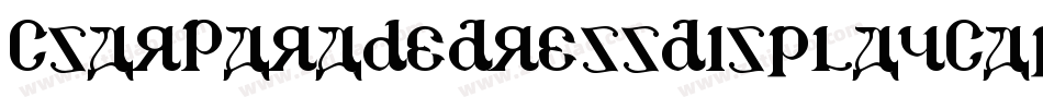 CsarParadeDressDisplayCaps-wJG9字体转换