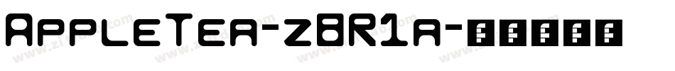 AppleTea-z8R1a字体转换
