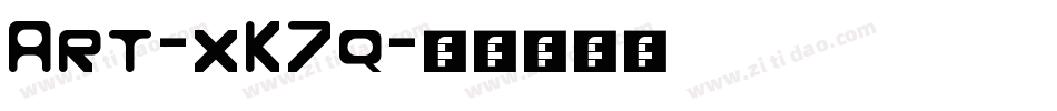 Art-xK7q字体转换