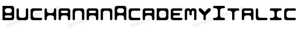 BuchananAcademyItalic-YD7q字体转换
