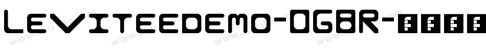Leviteedemo-0G8R字体转换