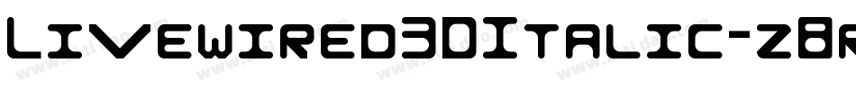 Livewired3DItalic-z8r7D字体转换