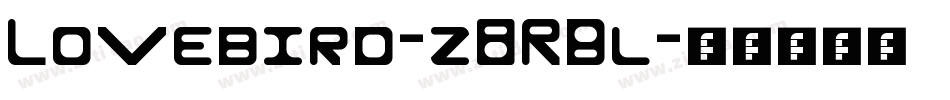 Lovebird-z8RBl字体转换