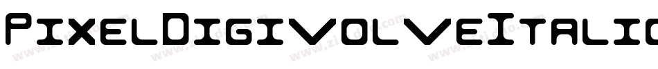 PixelDigivolveItalic-dV8R字体转换