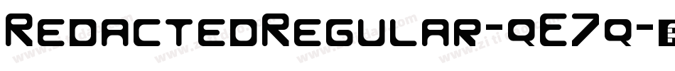 RedactedRegular-qE7q字体转换