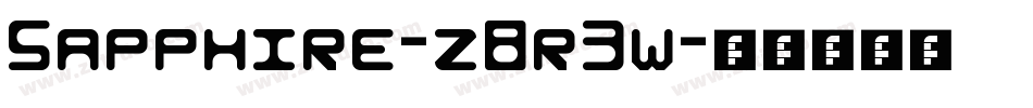 Sapphire-z8r3w字体转换