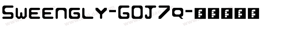 Sweengly-GOJ7q字体转换