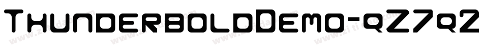 ThunderboldDemo-qZ7q2字体转换 ThunderboldDemo-qZ7q2字体转换