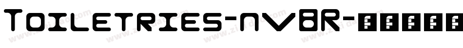 Toiletries-nv8R字体转换