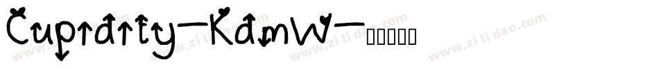 Cupidity-KdmW字体转换