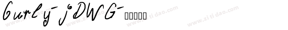 Curly-jDWG字体转换