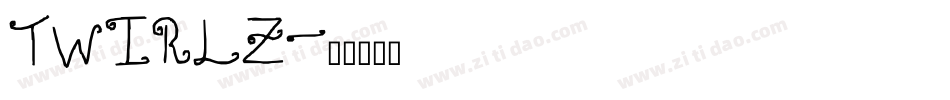 TWIRLZ字体转换