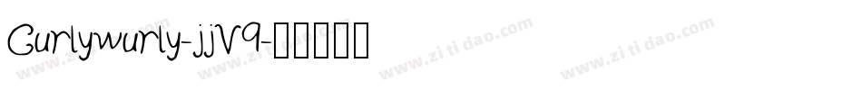 Curlywurly-jjV9字体转换