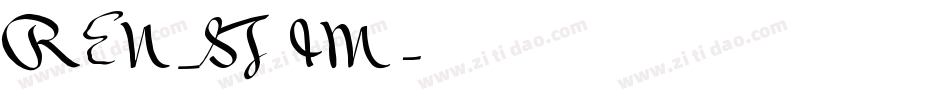REN_STIM字体转换