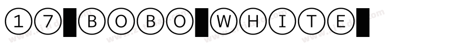 17-bobo_white字体转换
