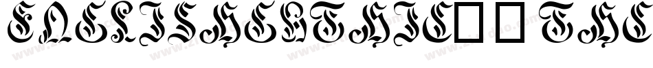 EnglishGothic17ThC-Da9E字体转换 EnglishGothic17ThC-Da9E字体转换