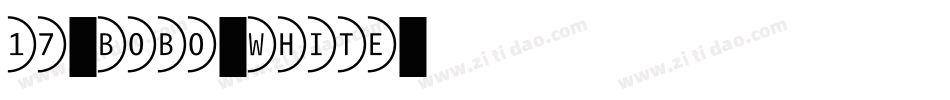 17-bobo_white字体转换