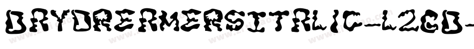 DaydreamersItalic-l2GD字体转换