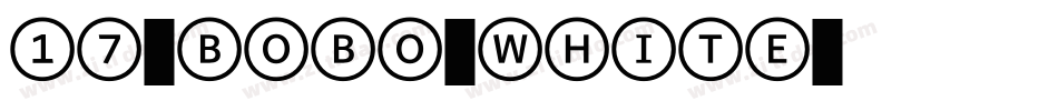 17-bobo_white字体转换