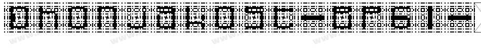 DhonjakoSt-BP6l字体转换