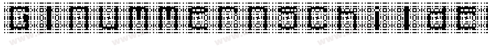 GlNummernschildEng-5m3V字体转换