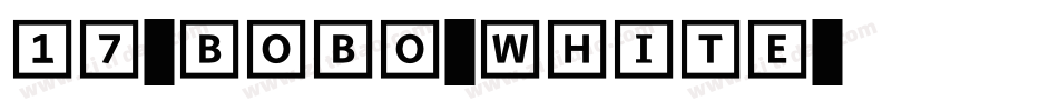 17-bobo_white字体转换