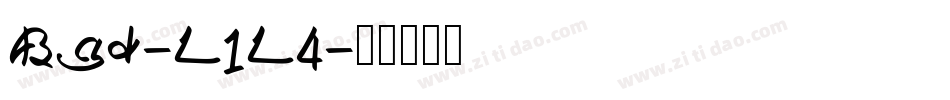 Bad-L1L4字体转换