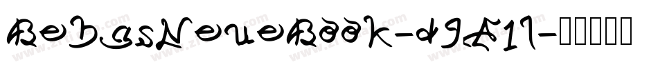 BebasNeueBook-d9A1l字体转换