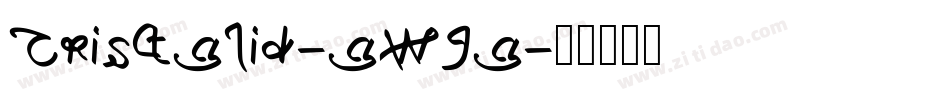 Cristalid-aW9a字体转换